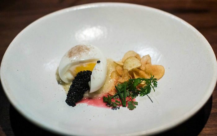 Momofuku-Ko THE signature dish - Ko Egg, Caviar