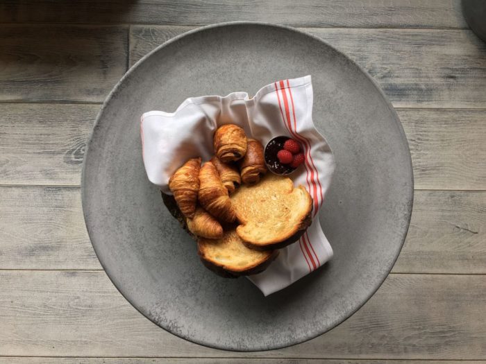 Complimentary Pastries for their Brunch & Rosé weekend deal