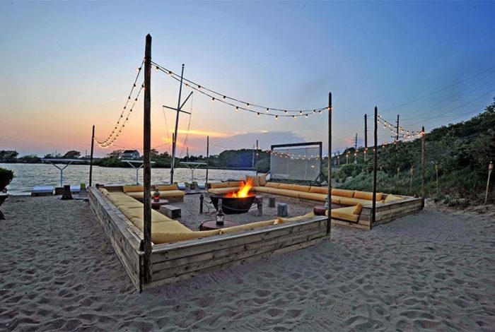 surf lodge fire pit