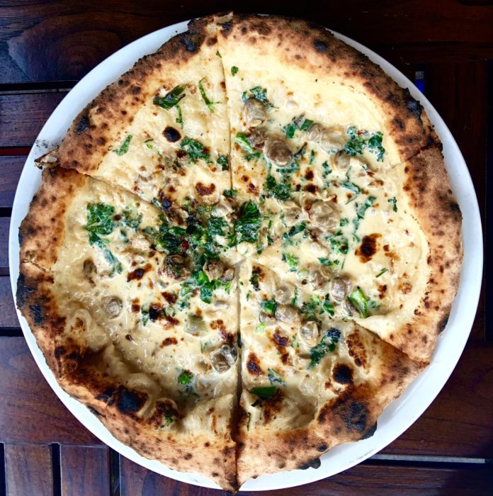 Pasquale Jones little neck clam pizza