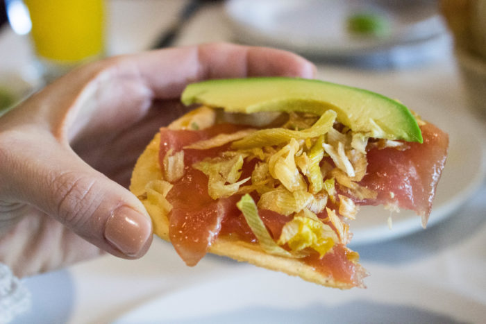 Contramar Tuna Tostada