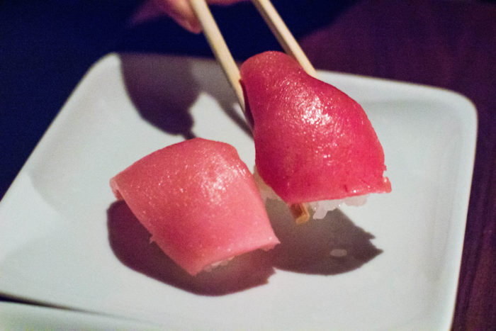 SUGARFISH And the star of the show - the Toro "Fatty Tuna" sushi 