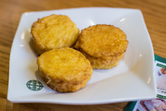 Tim Ho Wan French Toast filled with Custard