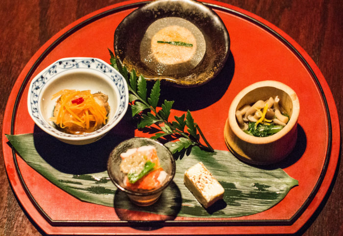 Zenkichi Tasting Menu Assorted Chilled Plate