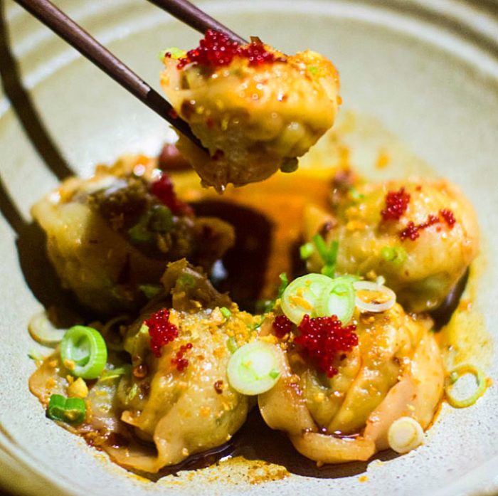 Chinese tuxedo dumplings