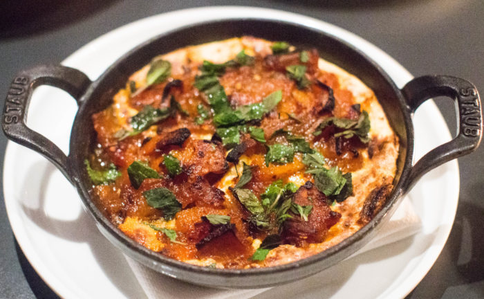 Loring Place BAKED RICOTTA AND ROASTED KABOCHA with grilled sourdough