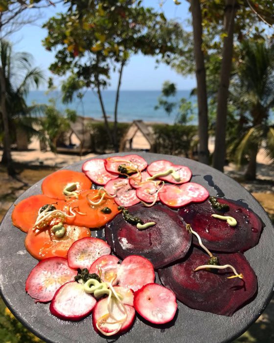 cartagena food guide blue apple beach house food