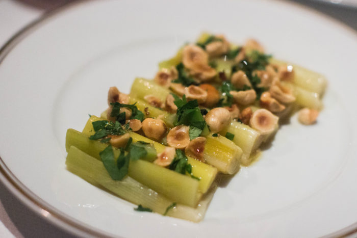 Le Coucou Poireaux Leeks, Hazelnuts