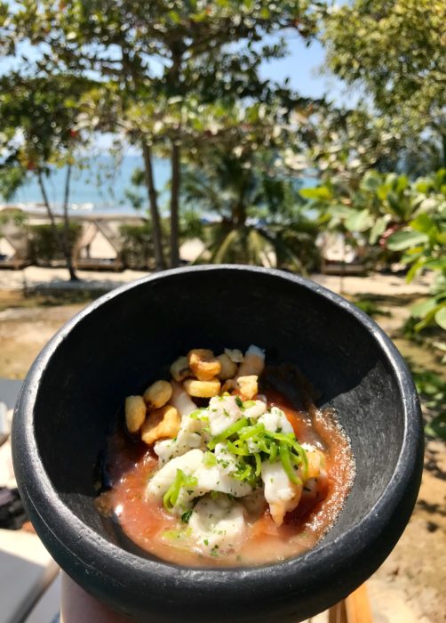 cartagena food guide blue apple beach house food