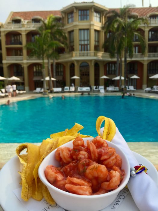 cartagena food travel guide sofitel santa clara pool