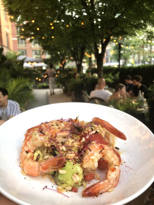 the golden hour high line hotel shrimp