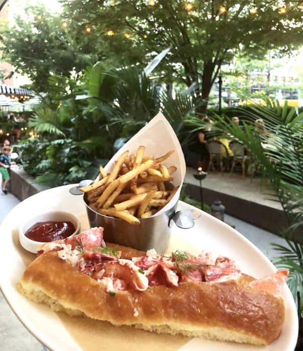 the golden hour high line hotel lobster roll