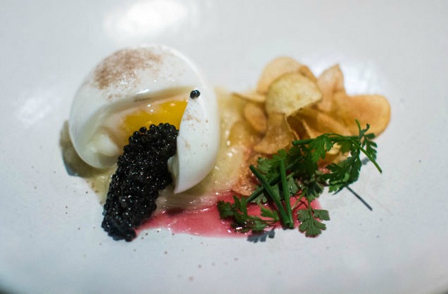 momofuku ko egg and caviar