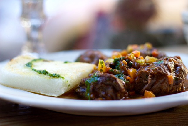 Cinghiale E Polenta - Wild boar stew, house made polenta