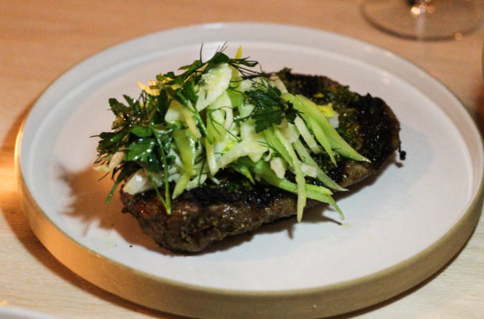 Lilia Lamb Leg Steak, Roman Spices, Fennel, Celery