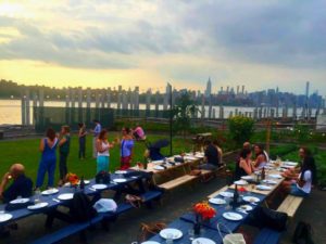 North Brooklyn Farm on Kent Drinks & mingle before the seated dinner