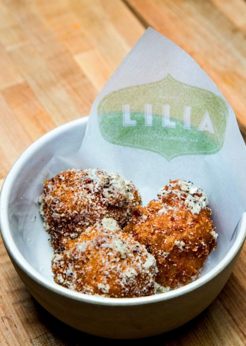 Lilia Cacio e Pepe Fritelle - like a cheese & pepper donut