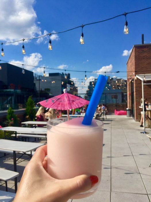 Good story Surf Shack Arlo Soho Rooftop frosé