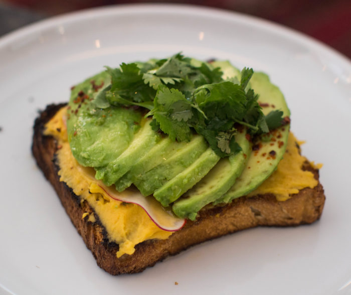 Fairfax avo toast