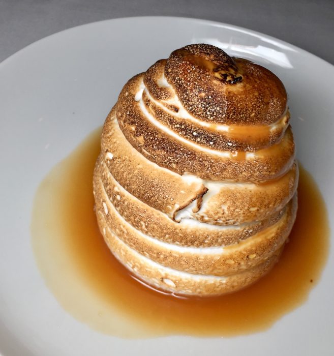 S’mores Baked Alaska, graham cracker, meringue ($12) The loyal baked alaska